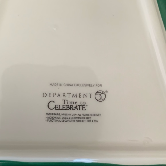 Department 56 Time to Celebrate Christmas Tree Plate & Mug Set - Picture 10 of 10